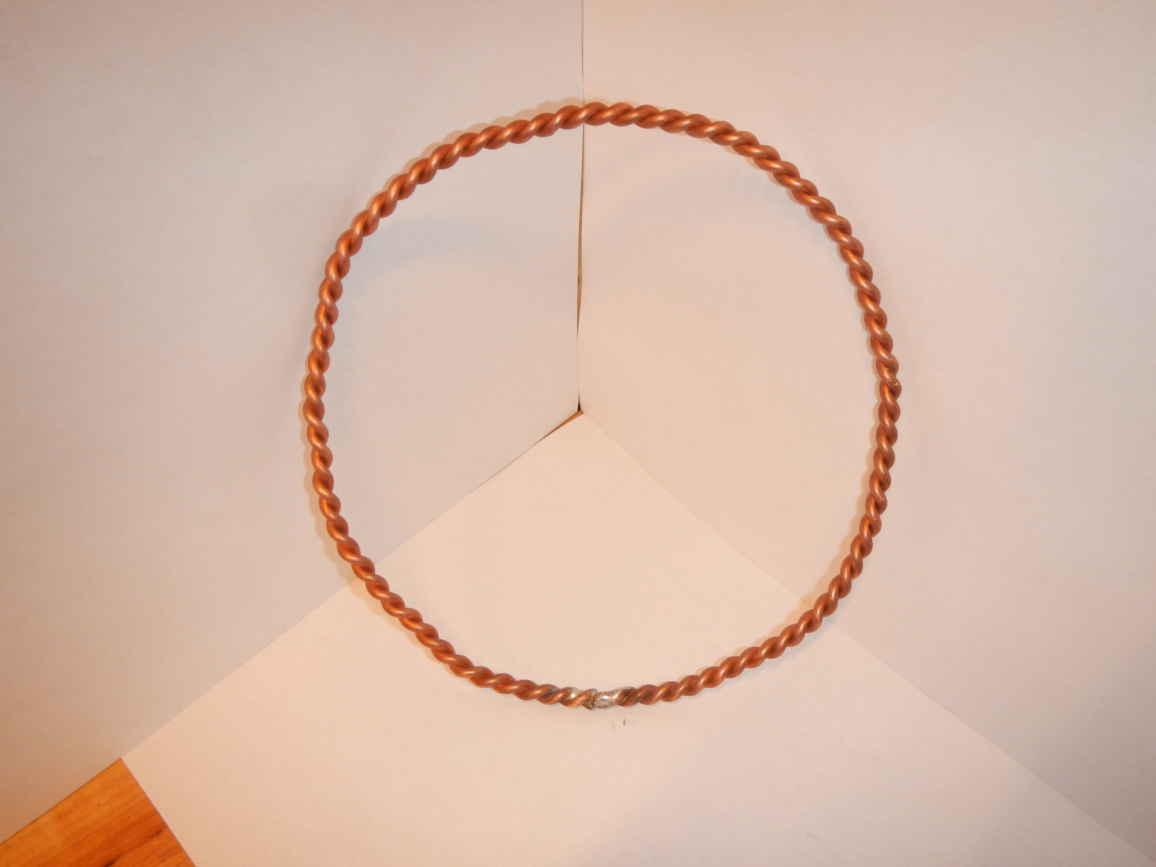 Copper lattice ring 20.6 Inches/ 1 Cubit