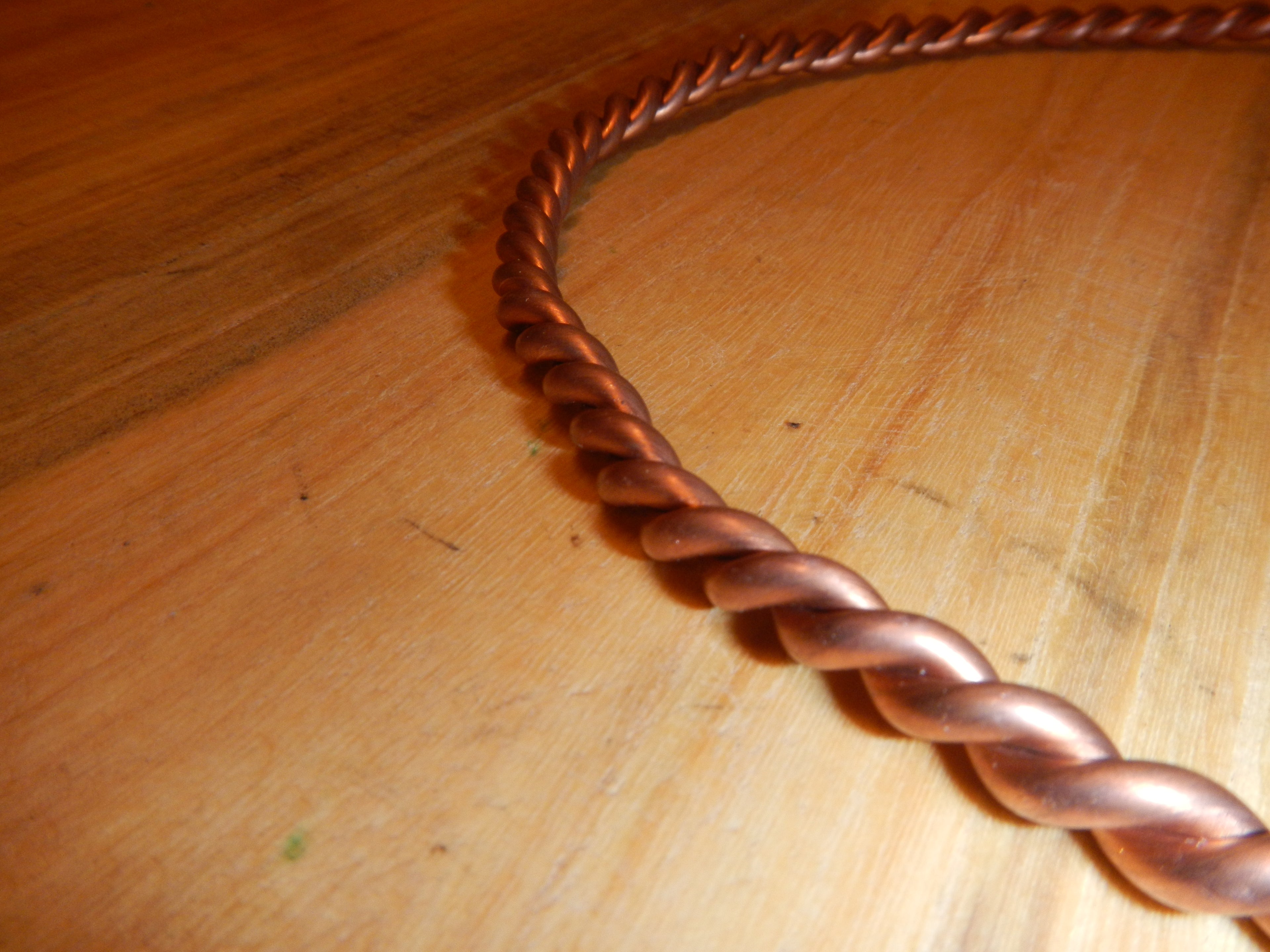 Copper lattice ring 20.6 Inches/ 1 Cubit
